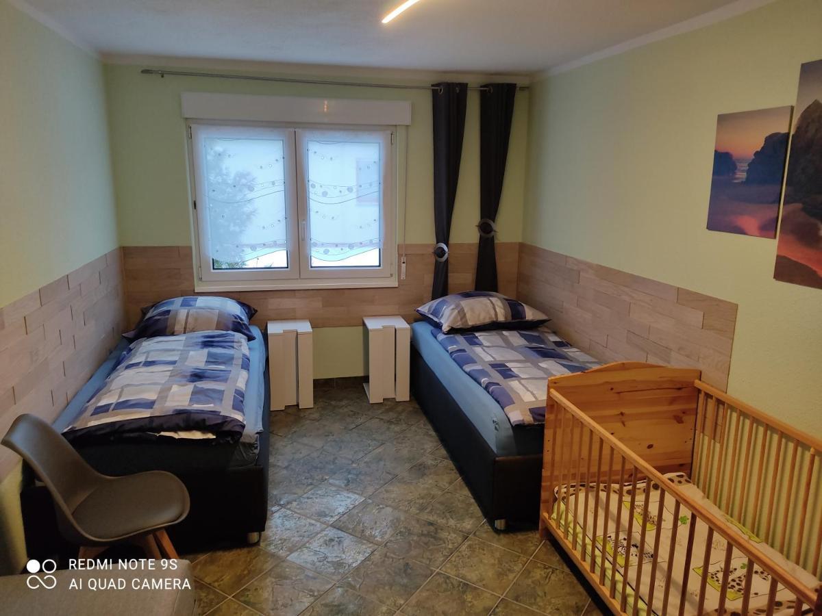 Grosszuegige Ferienwohnung Am Waldesrand Im Seenland Lauta Exterior foto